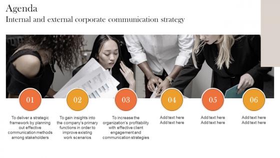 Agenda Internal And External Corporate Communication Strategy