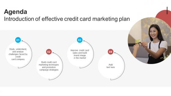 Agenda Introduction Of Effective Credit Card Marketing Plan Strategy SS V