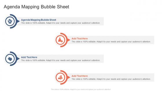 Agenda Mapping Bubble Sheet In Powerpoint And Google Slides Cpb