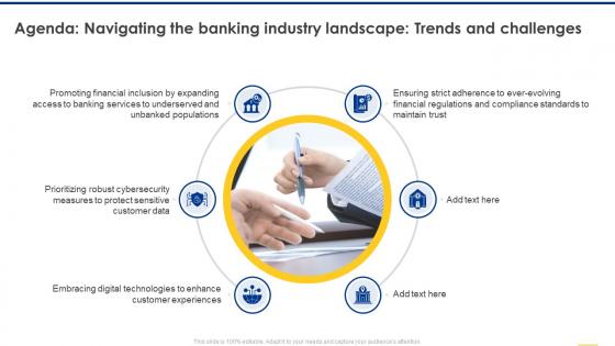 Agenda Navigating The Banking Industry Landscape Trends And Challenges