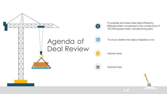 Agenda of deal review ppt infographics ideas