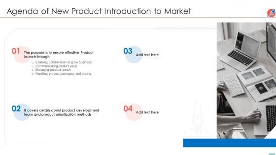 Agenda of new product introduction to market ppt slides