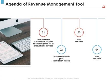 Agenda of revenue management tool revenue management tool