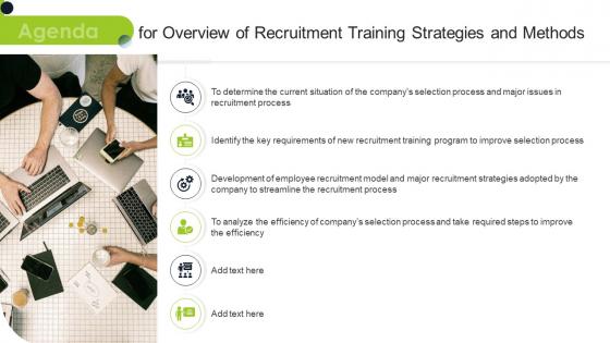 Agenda Overview Of Recruitment Training Strategies And Methods