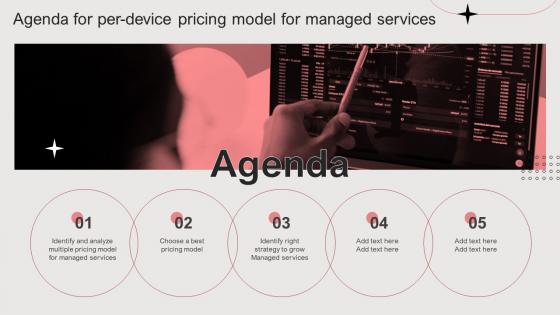 Agenda Per Device Pricing Model For Managed Services