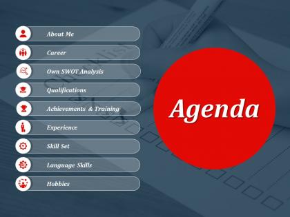 Agenda powerpoint slide presentation sample