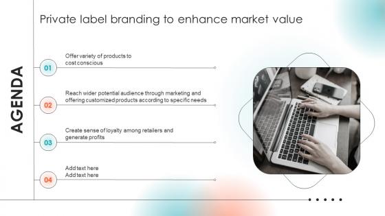 Agenda Private Label Branding To Enhance Market Value Ppt Ideas Examples