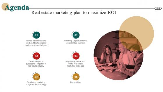 Agenda Real Estate Marketing Plan To Maximize ROI MKT SS V