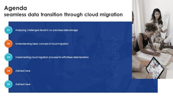 Agenda Seamless Data Transition Through Cloud Migration CRP DK SS