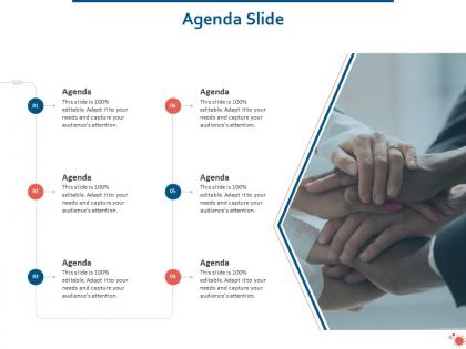 Agenda slide strategies on convention ppt powerpoint presentation files