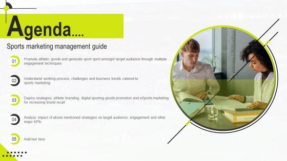 Agenda Sports Marketing Management Guide MKT SS