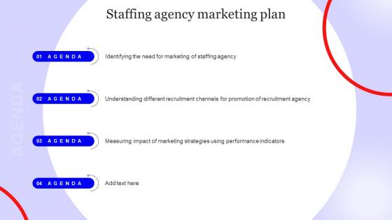 Agenda Staffing Agency Marketing Plan Strategy SS