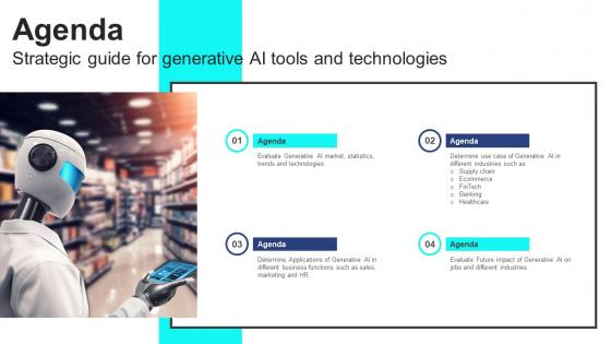 Agenda Strategic Guide For Generative AI Tools And Technologies AI SS V
