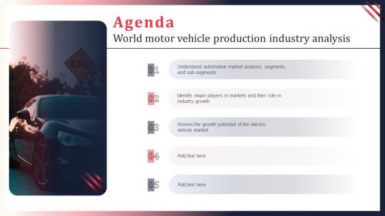 Agenda World Motor Vehicle Production Industry Analysis