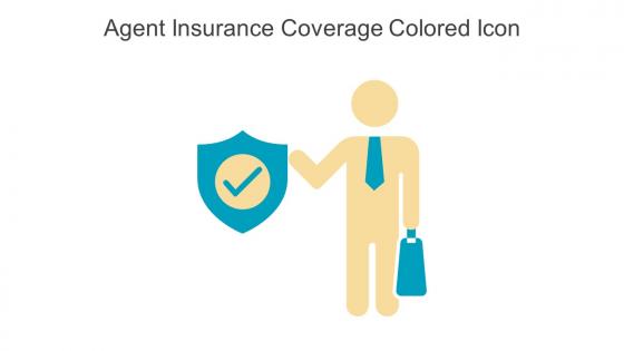 Agent Insurance Coverage Colored Icon In Powerpoint Pptx Png And Editable Eps Format