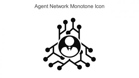 Agent Network Monotone Icon In Powerpoint Pptx Png And Editable Eps Format