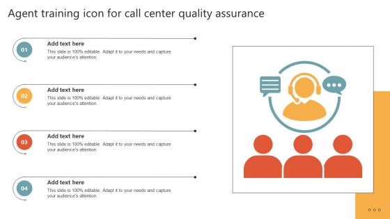 Agent Training Icon For Call Center Quality Assurance