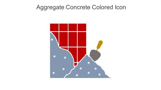 Aggregate Concrete Colored Icon In Powerpoint Pptx Png And Editable Eps Format