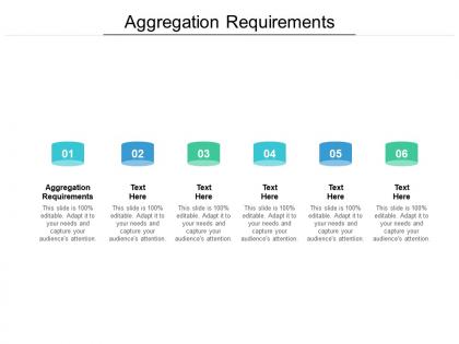 Aggregation requirements ppt powerpoint presentation portfolio background images cpb