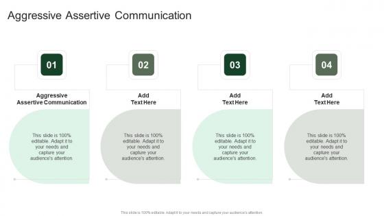 Aggressive Assertive Communication In Powerpoint And Google Slides Cpb