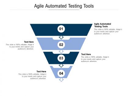 Agile automated testing tools ppt powerpoint presentation gallery graphic images cpb