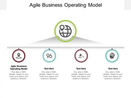 Agile business operating model ppt powerpoint presentation infographics cpb