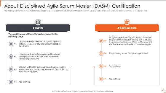 Agile Certified Practitioner Training Program About Disciplined Agile Scrum Master Dasm Certification