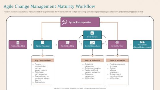 Agile Change Management Maturity Workflow