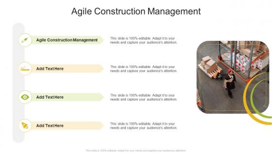 Agile Construction Management In Powerpoint And Google Slides Cpb