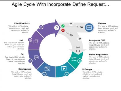 Agile cycle with incorporate define request development and feedback