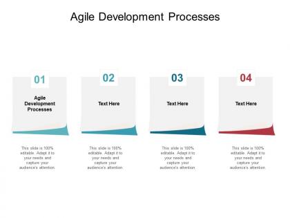 Agile development processes ppt powerpoint presentation model template cpb