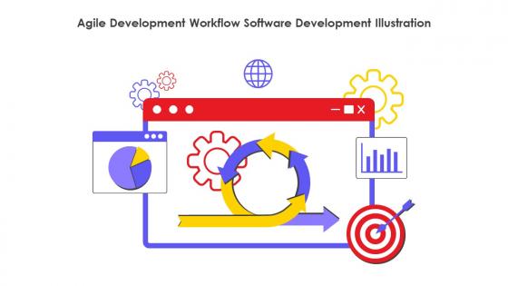 Agile Development Workflow Software Development Illustration