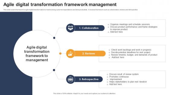 Agile Digital Transformation Framework Management