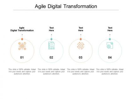 Agile digital transformation ppt powerpoint presentation summary display cpb