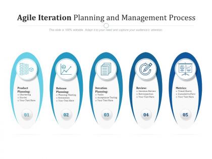 Agile iteration planning and management process