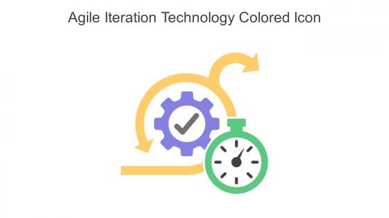 Agile Iteration Technology Colored Icon In Powerpoint Pptx Png And Editable Eps Format