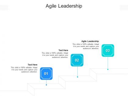 Agile leadership ppt powerpoint presentation portfolio smartart cpb