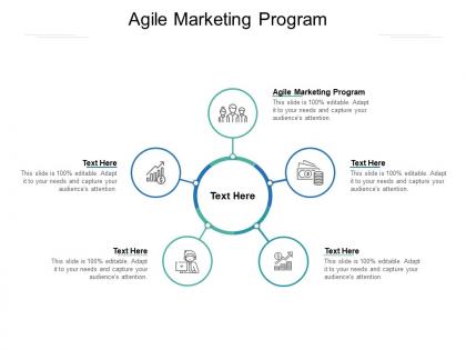 Agile marketing program ppt powerpoint presentation infographic template gridlines cpb
