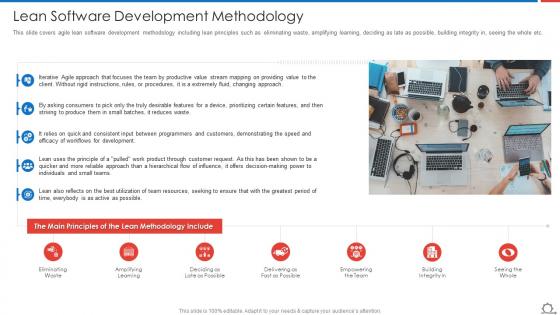 Agile Methodologies And Frameworks Lean Software Development Methodology Ppt Slides