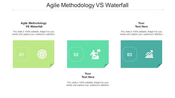 Agile methodology vs waterfall ppt powerpoint presentation model ideas cpb