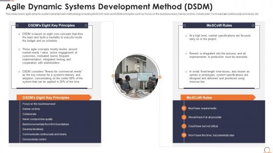 Agile methods it projects agile dynamic systems development method dsdm