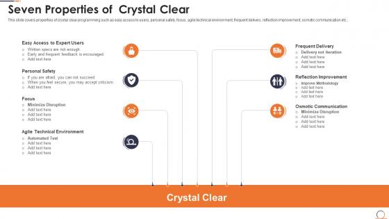 Agile methods it projects seven properties of crystal clear