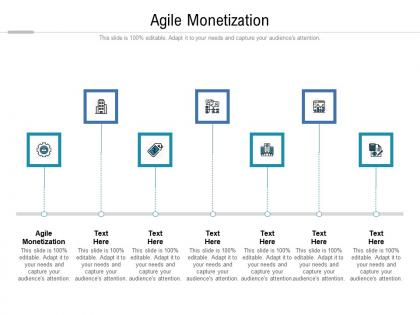 Agile monetization ppt powerpoint presentation outline layout cpb