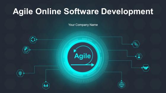 Agile Online Software Development Powerpoint Presentation Slides