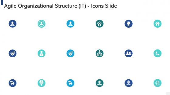 Agile organizational structure it icons slide ppt powerpoint presentation file icon
