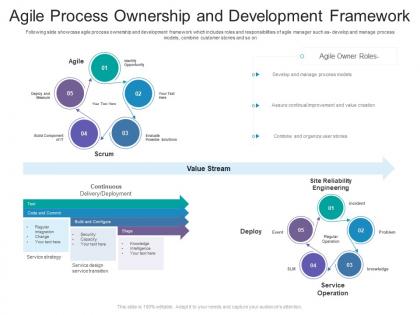 Agile process ownership and development framework