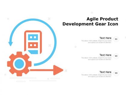 Agile product development gear icon