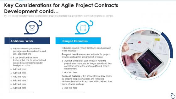Agile project cost estimation it key considerations for agile project contracts development contd