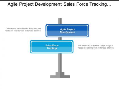 Agile project development sales force tracking marketing efficiency cpb
