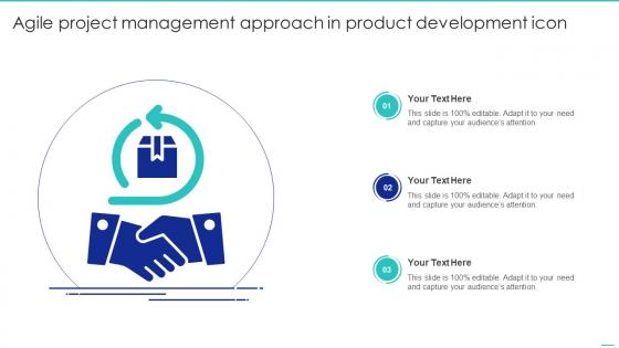 Agile Project Management Approach In Product Development Icon